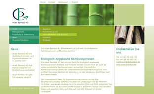 Gestaltung und Programmierung:Asian Bamboo AG