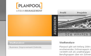Webseite - PLANPOOL UrbanManagement